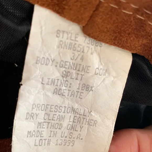 - Genuine Leather Suede Phoenix Outerwear Vintage Skirt Size Xsmall