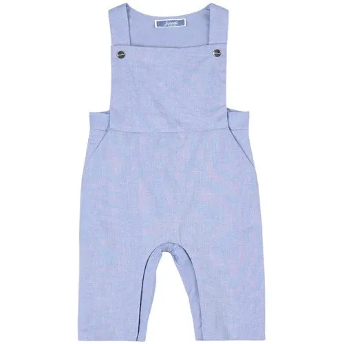 [0-6m] Jacadi Light Blue Baby Overalls