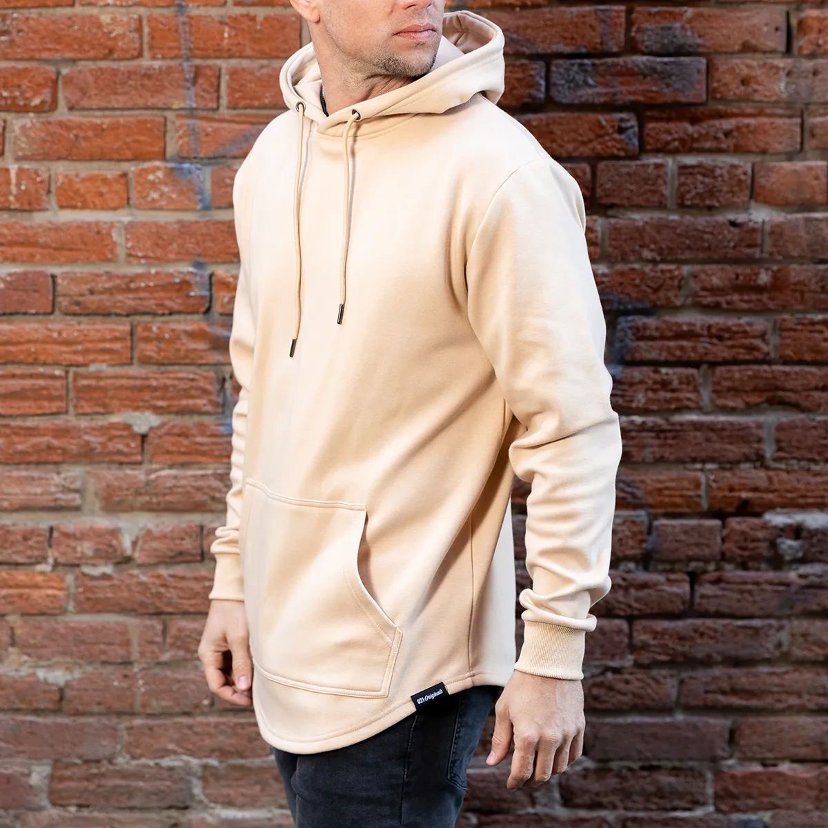 021 ESSENTIAL DROP CUT HOODIE - MOCHA