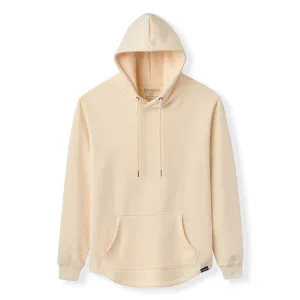 021 ESSENTIAL DROP CUT HOODIE - SAND