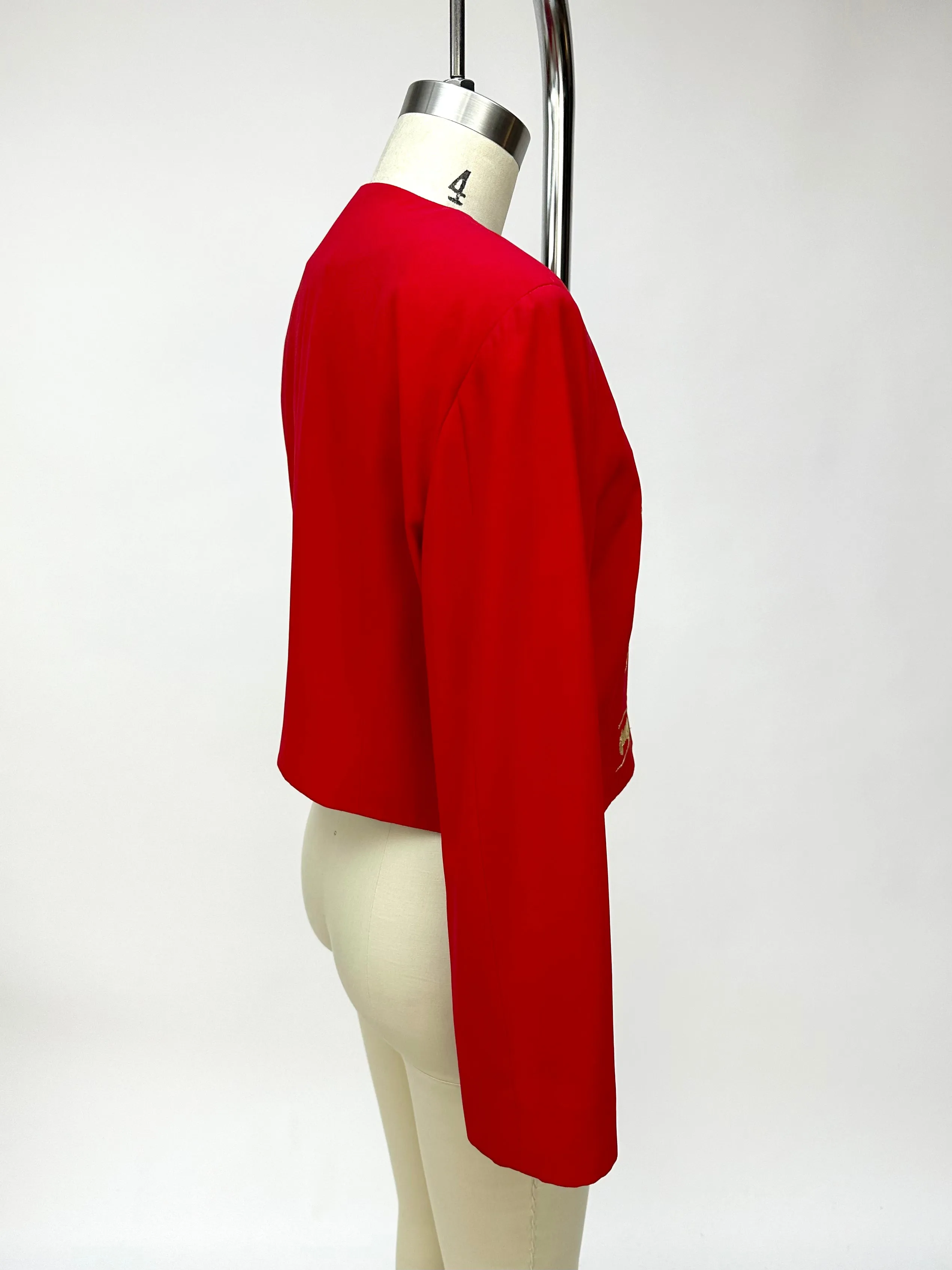 1989 Cruise Me Baby Moschino Couture Lobster Jacket*