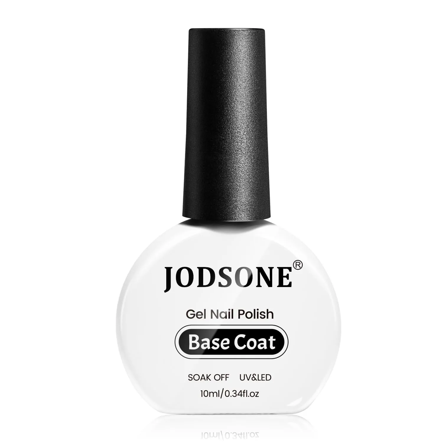 2 Bottles 10Ml of Top Coat Base Coat Gel Polish Set Bright Surface at Home DIY Nail Salon Girl Gift, Transparent
