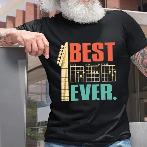 2D Black Tshirt - Best Guitar Dad