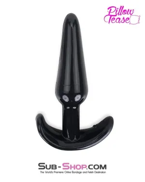 3727M      Anal Beginner Small Black Jelly Butt Plug - MEGA Deal