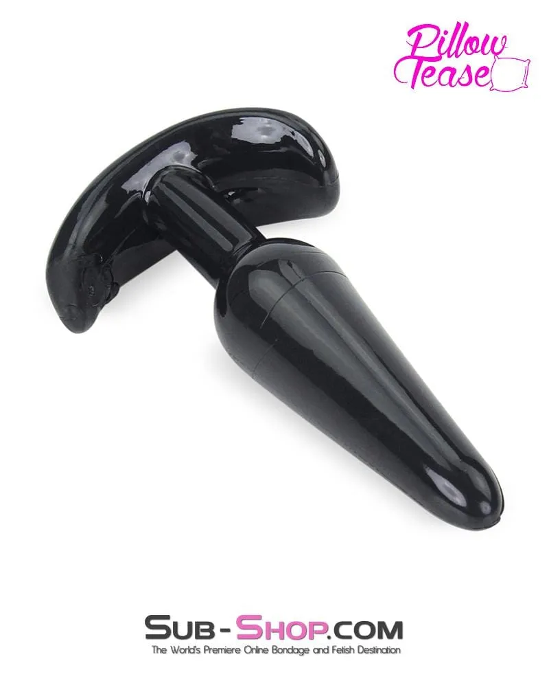 3727M      Anal Beginner Small Black Jelly Butt Plug