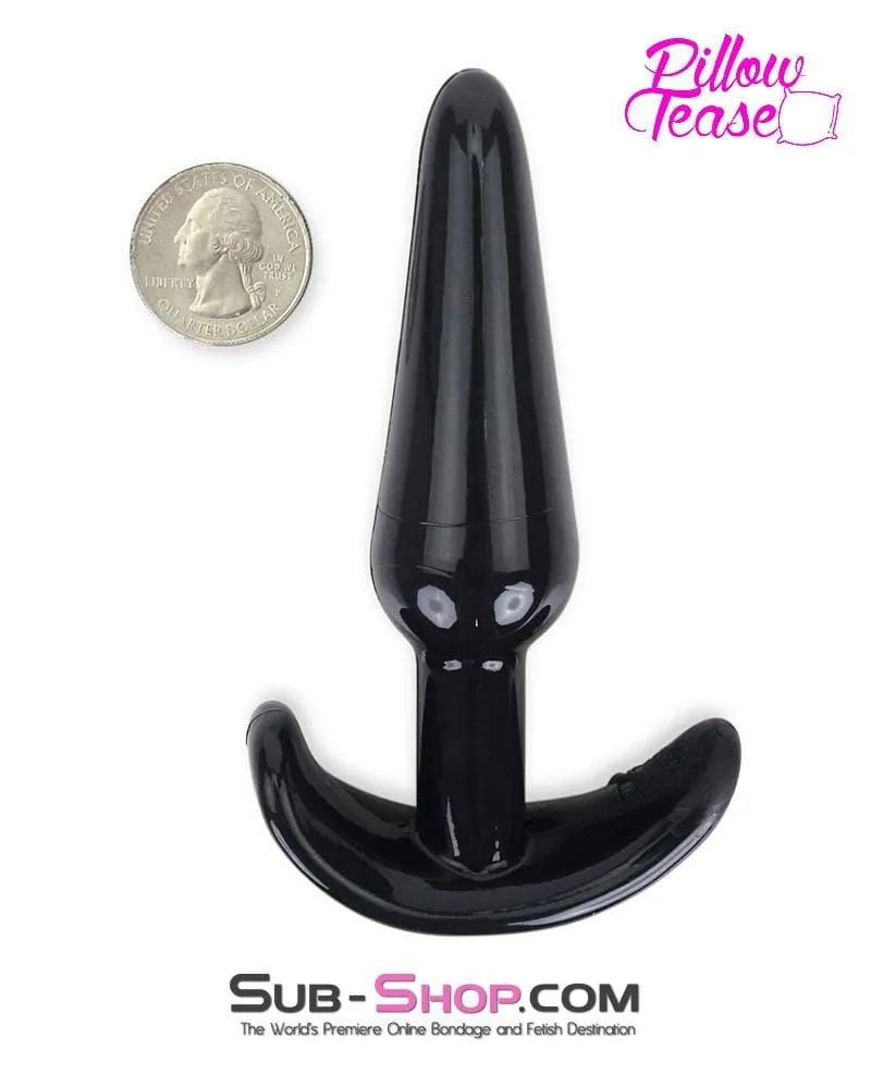 3727M      Anal Beginner Small Black Jelly Butt Plug