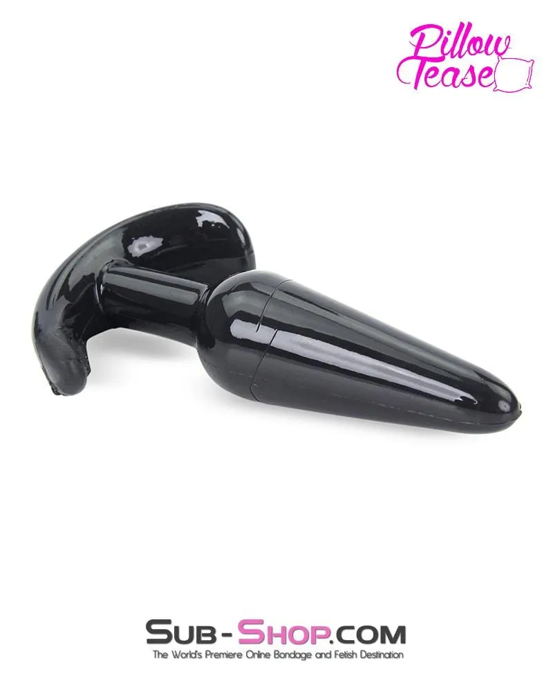 3727M      Anal Beginner Small Black Jelly Butt Plug