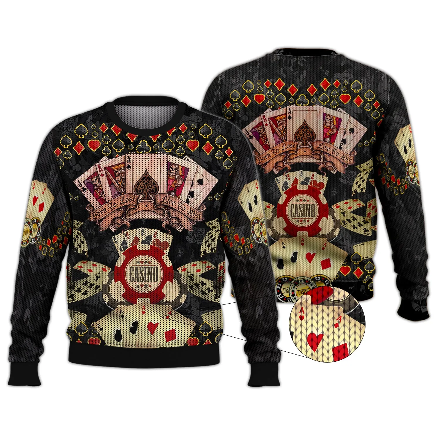 3D Poker Shirt For Him, Women Poker Hoodie, Poker Gift For Dad