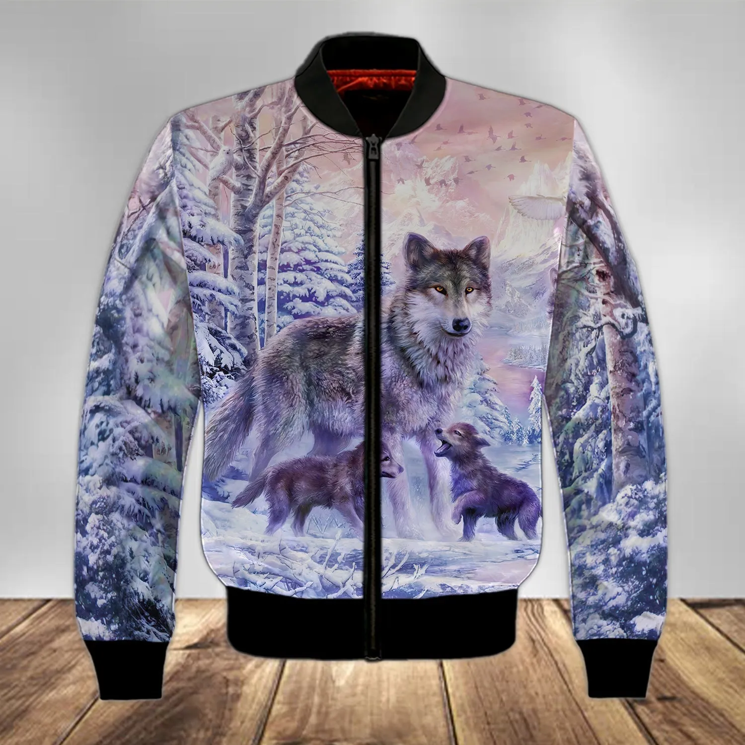 3D37 - Wolf Mom - 3D Full Print