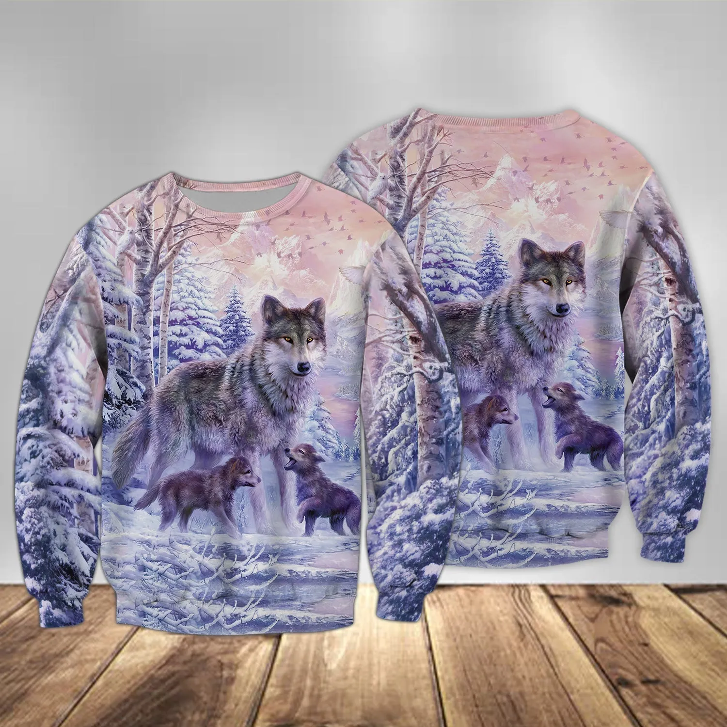 3D37 - Wolf Mom - 3D Full Print