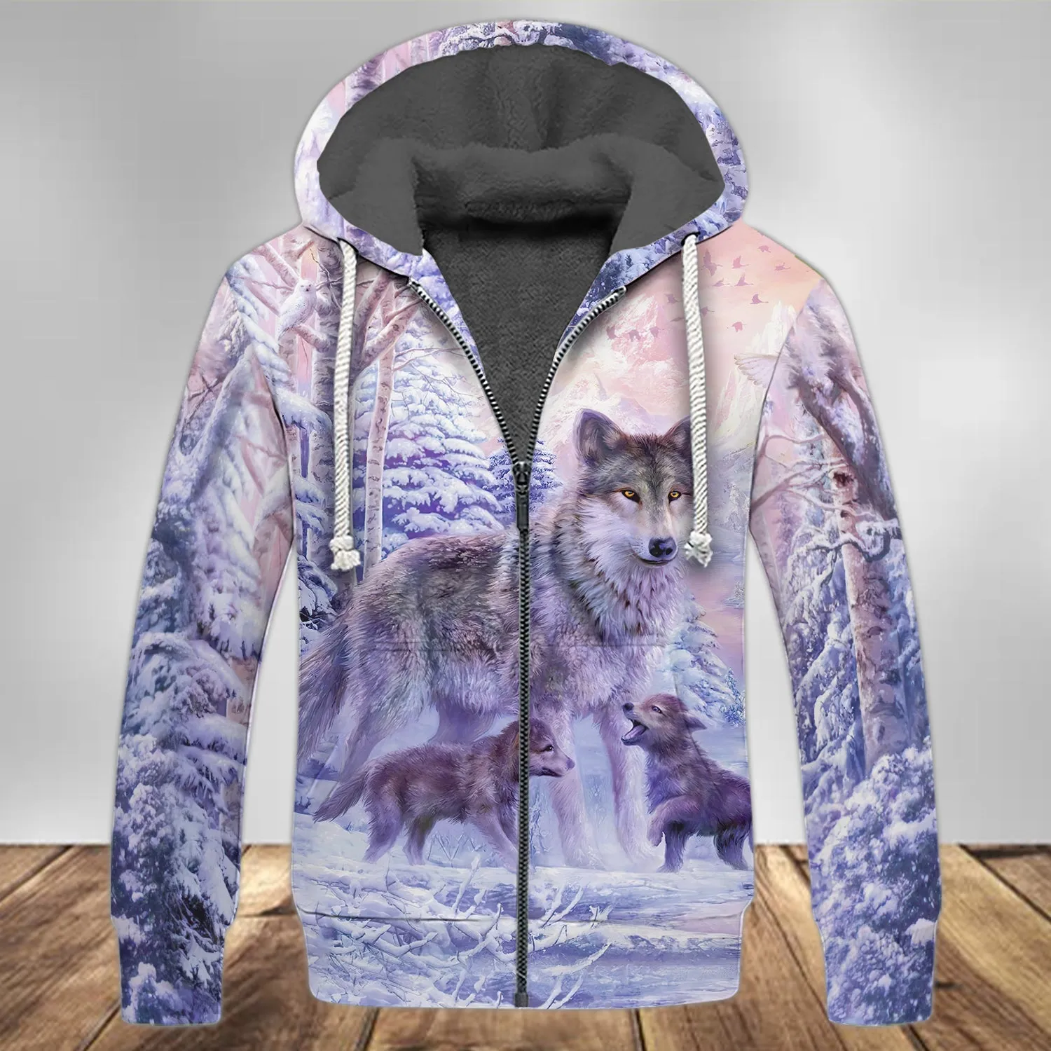 3D37 - Wolf Mom - 3D Full Print