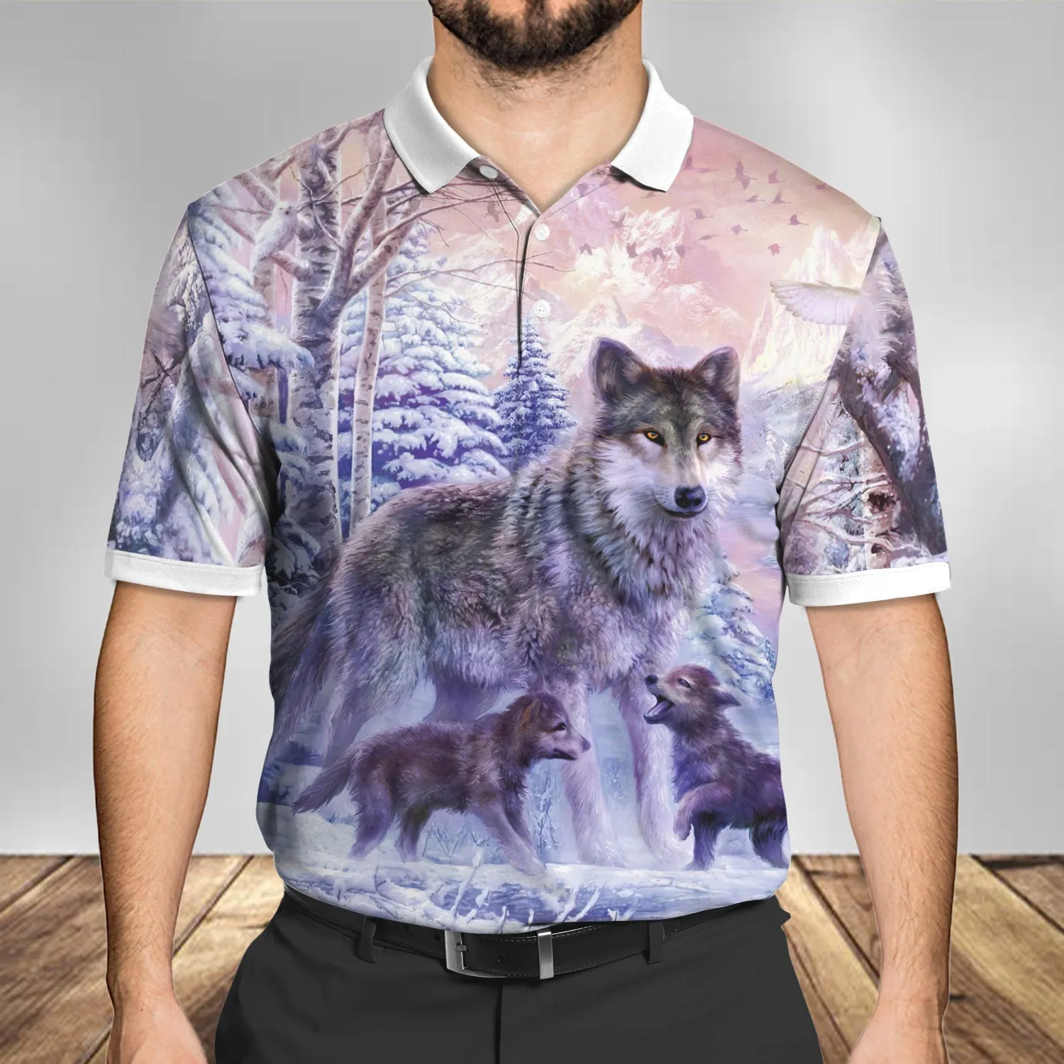 3D37 - Wolf Mom - 3D Full Print