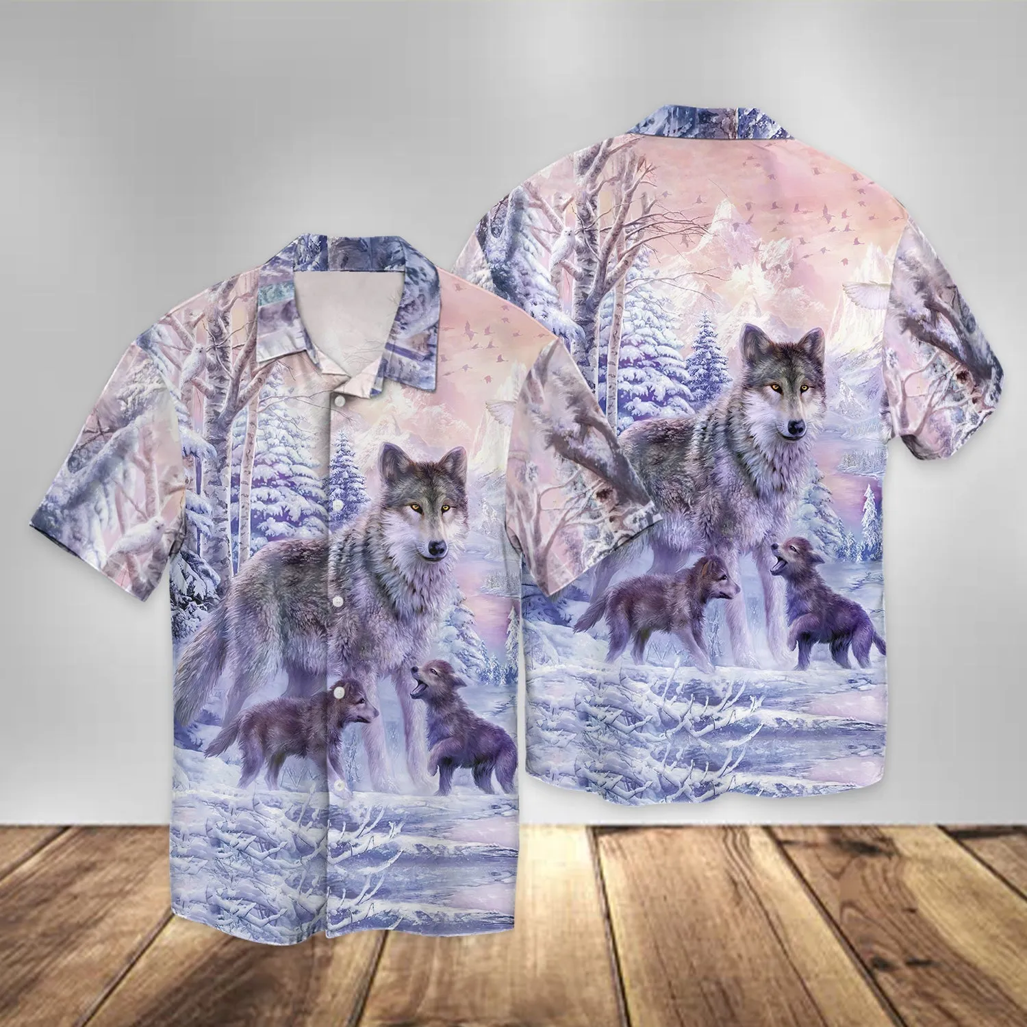 3D37 - Wolf Mom - 3D Full Print