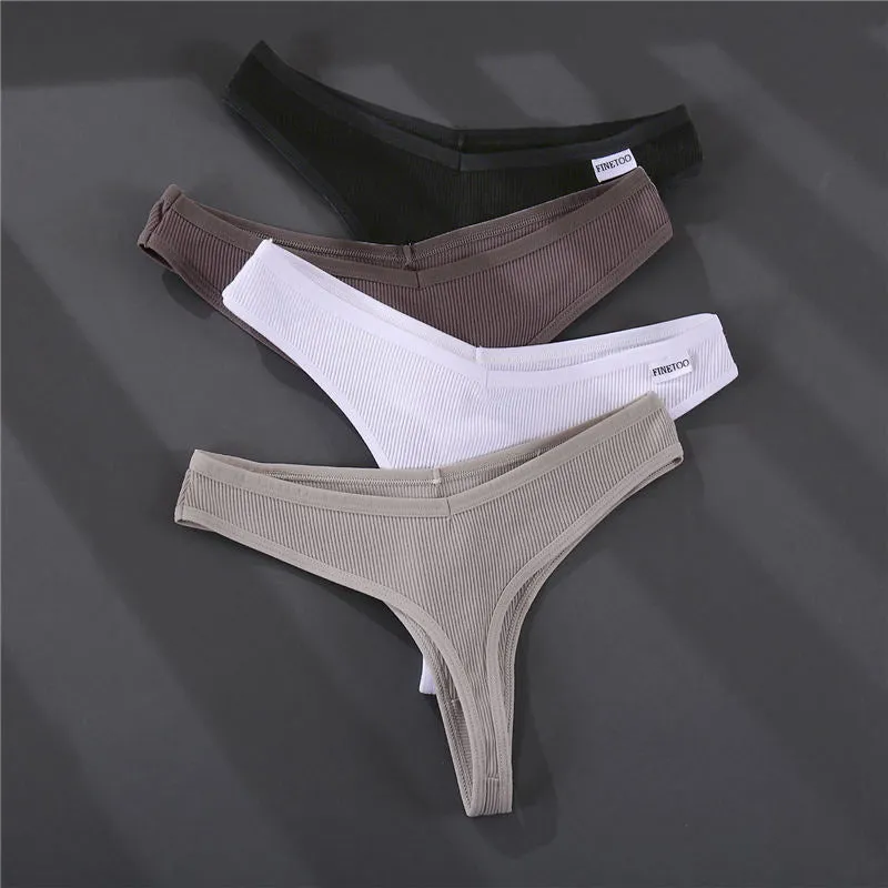3PCS/Set G-string Underwear Cotton