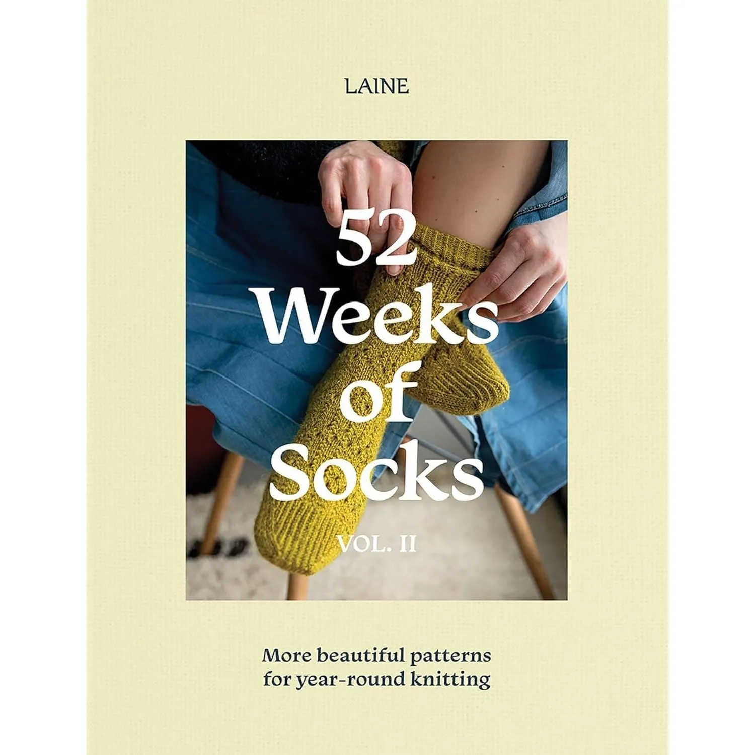 52 Weeks of Easy Knits & 52 Weeks of Socks Vol. II By Laine 2 Books Collection Set