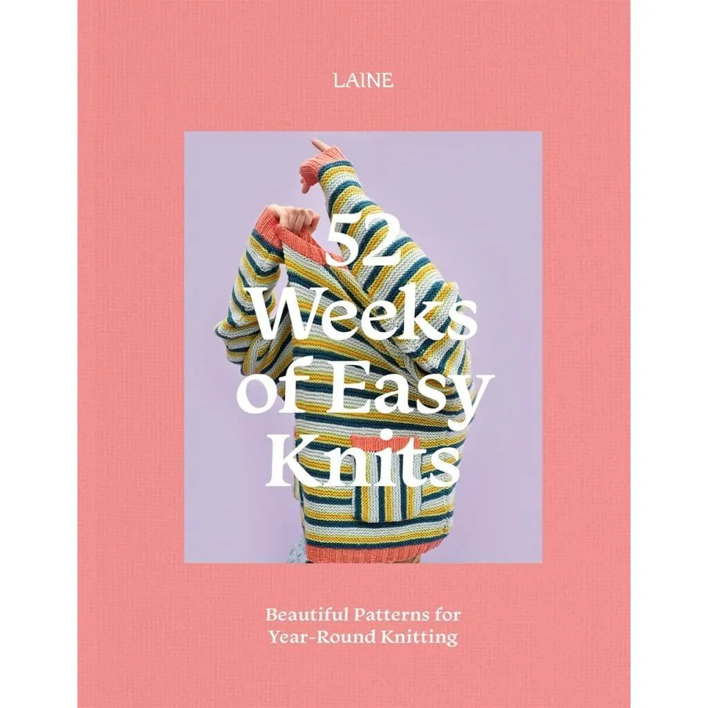 52 Weeks of Easy Knits & 52 Weeks of Socks Vol. II By Laine 2 Books Collection Set