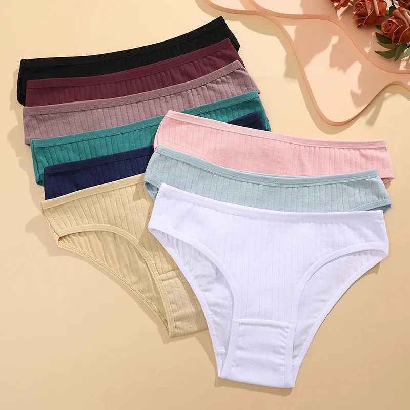 6PCS Women's Cotton Panties Set