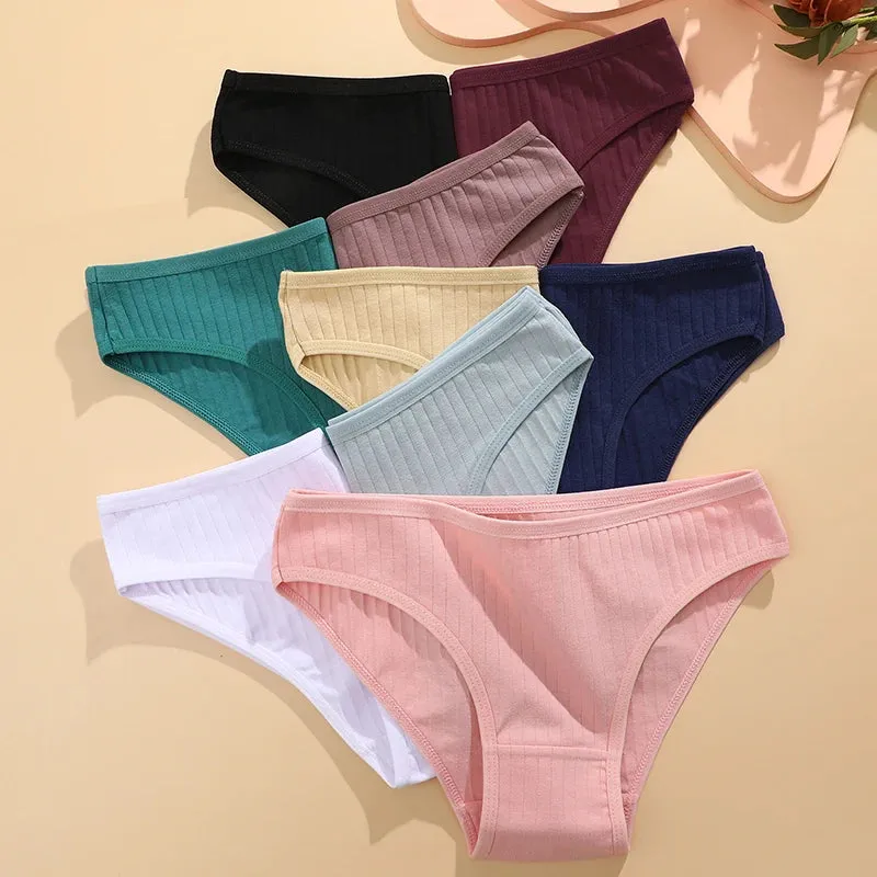 6PCS Women's Cotton Panties Set