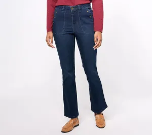 6R DARK INDIGO A617222 Belle by Kim Gravel Regular TripleLuxe Denim Jean