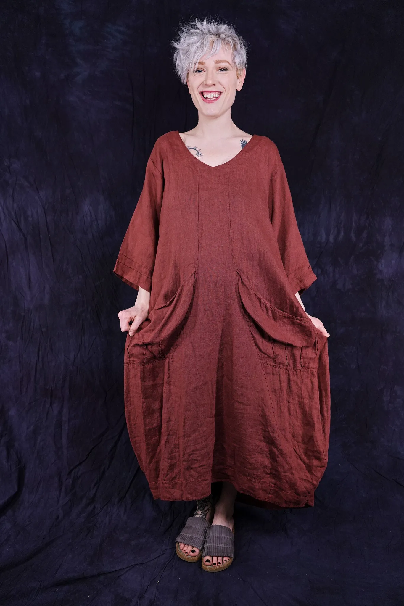 7237 Palette Maxi Dress Henna