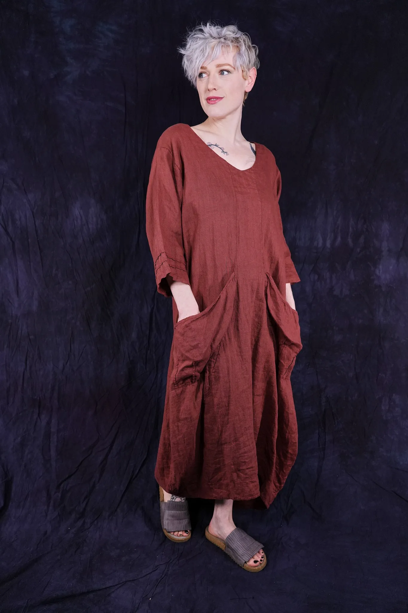7237 Palette Maxi Dress Henna