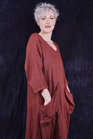 7237 Palette Maxi Dress Henna