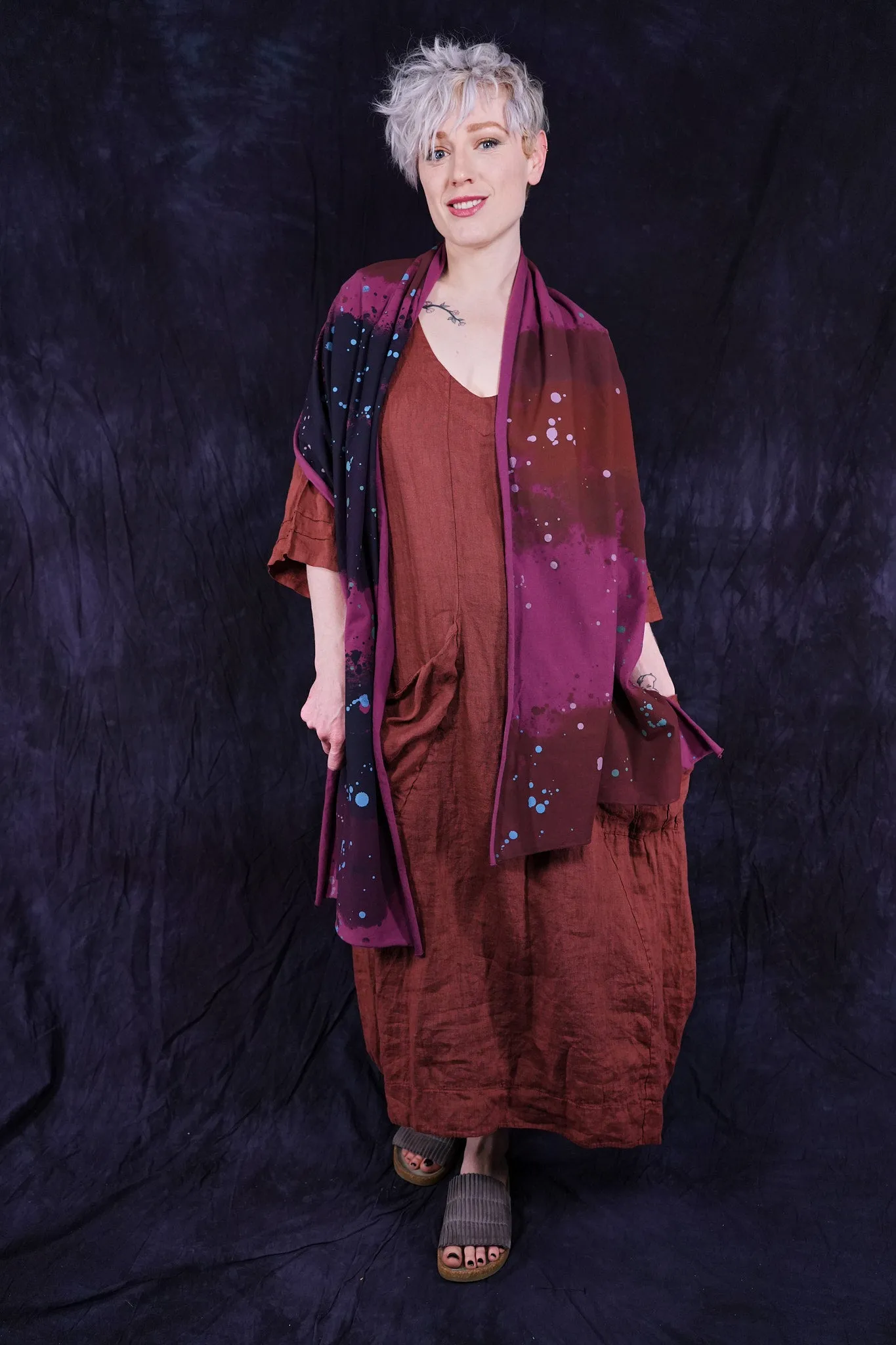 7237 Palette Maxi Dress Henna