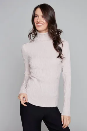 7509 - Jacquard Stretch Turtleneck