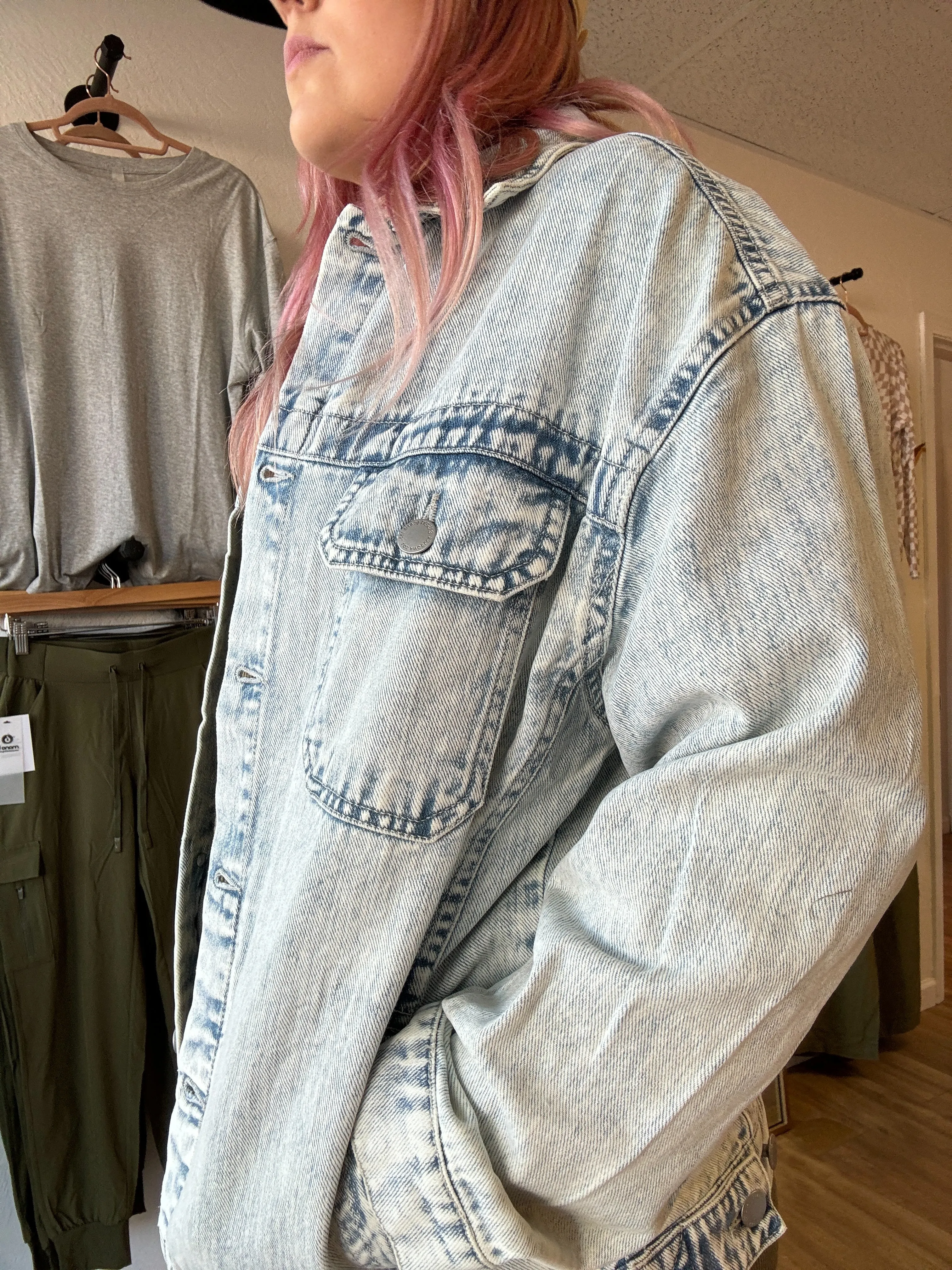 Acid Wash Denim Jacket