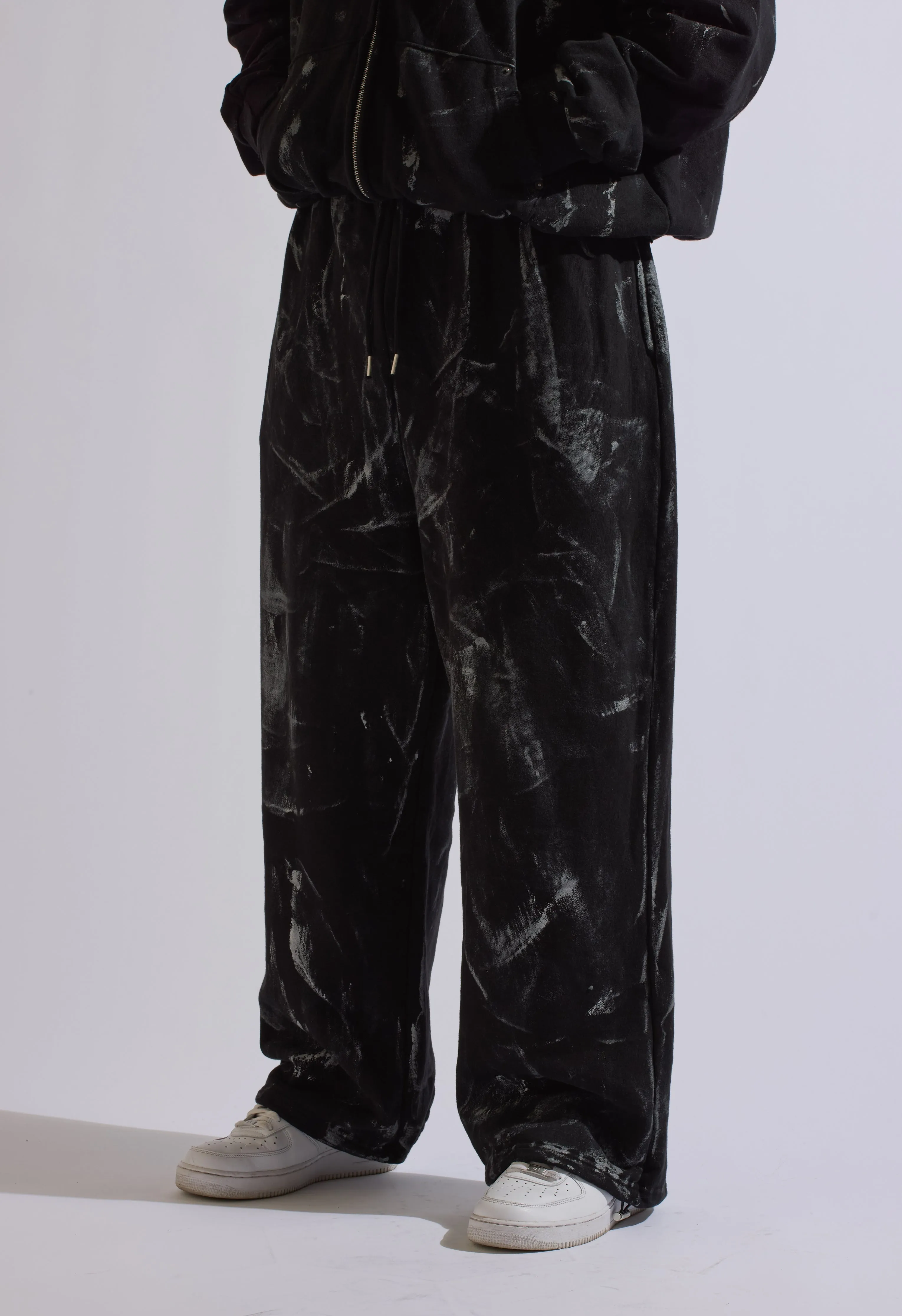 Acid Wash Hoodie Jacket