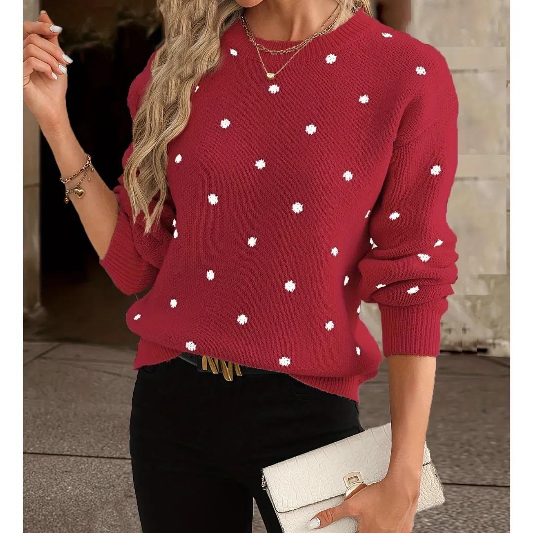 Adeline | Knit Crew Neck Sweater