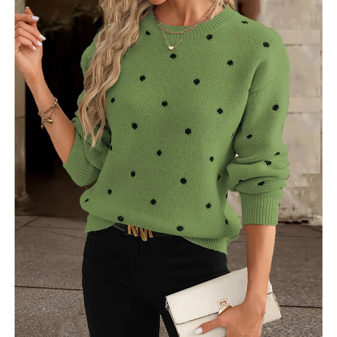 Adeline | Knit Crew Neck Sweater