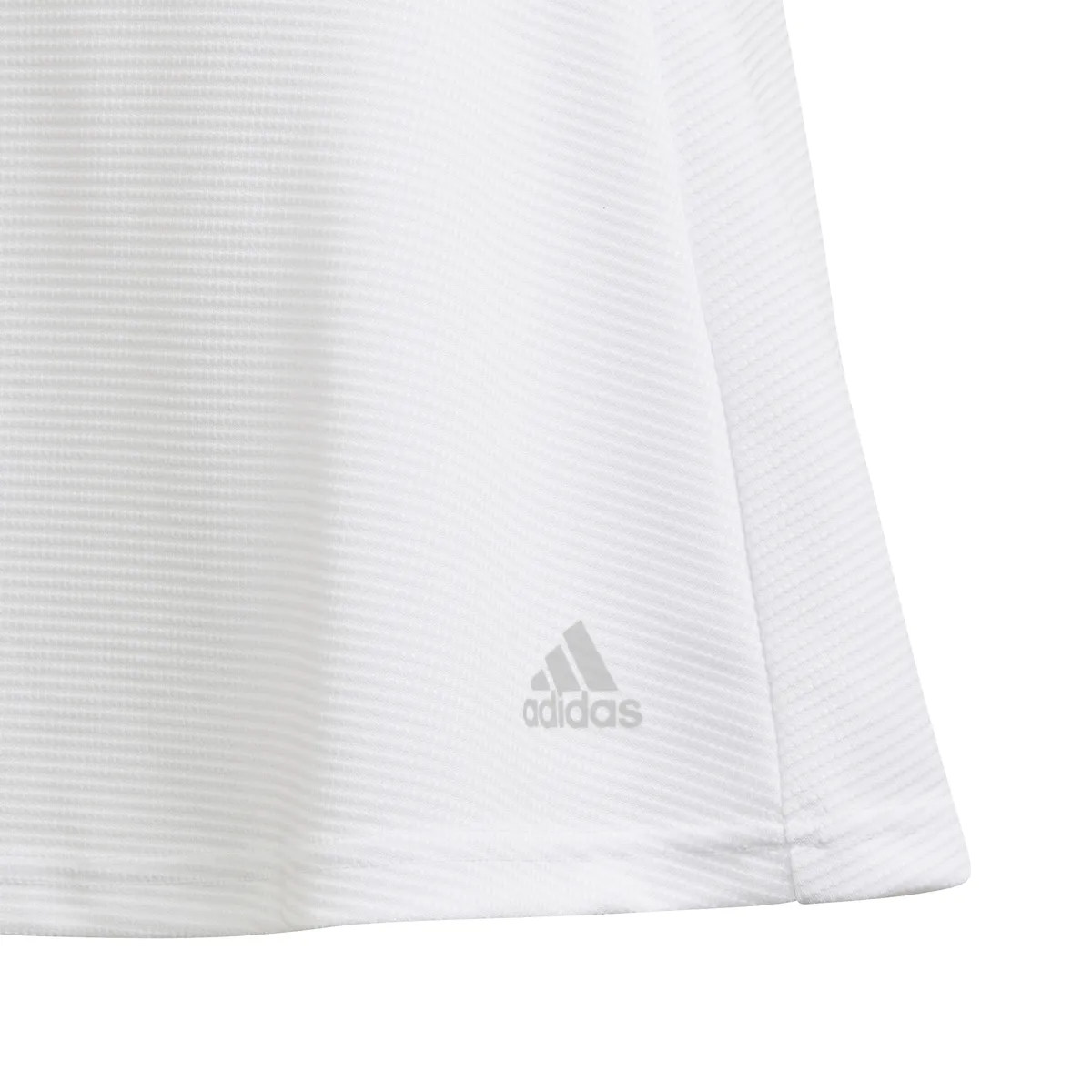 adidas Girls' Club Skirt (White/Grey)