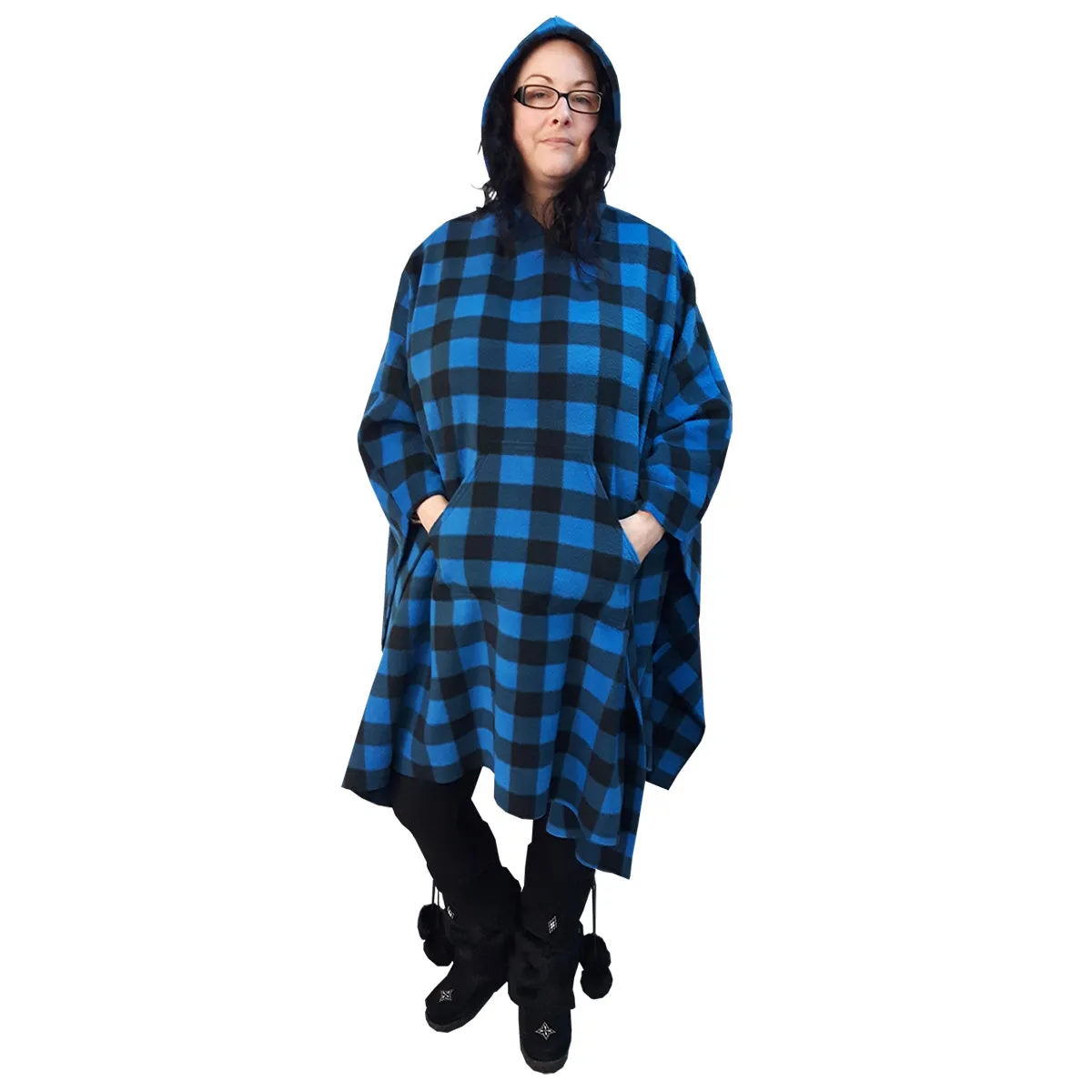 ADULT HOODWINK BUFFALO CHECK BLUE
