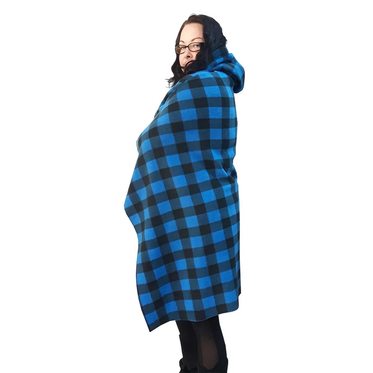 ADULT HOODWINK BUFFALO CHECK BLUE