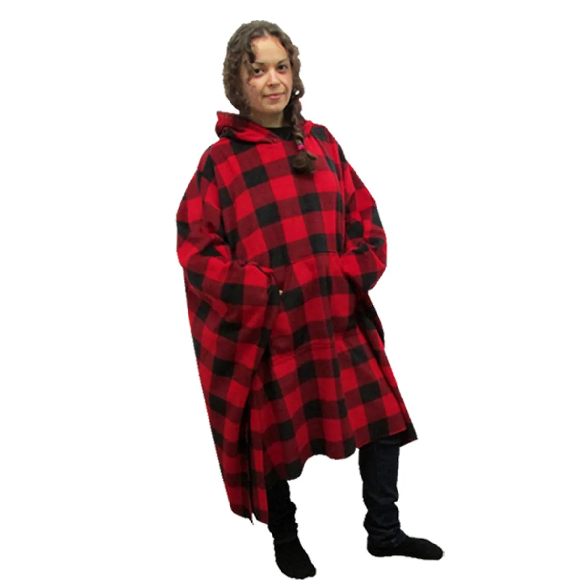 ADULT HOODWINK BUFFALO CHECK RED