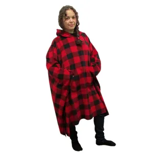 ADULT HOODWINK BUFFALO CHECK RED