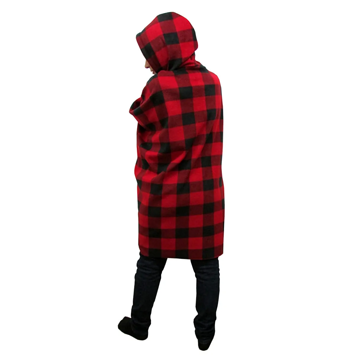 ADULT HOODWINK BUFFALO CHECK RED