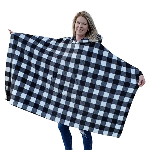 ADULT HOODWINK BUFFALO CHECK WHITE