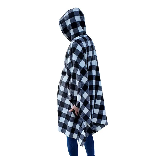 ADULT HOODWINK BUFFALO CHECK WHITE