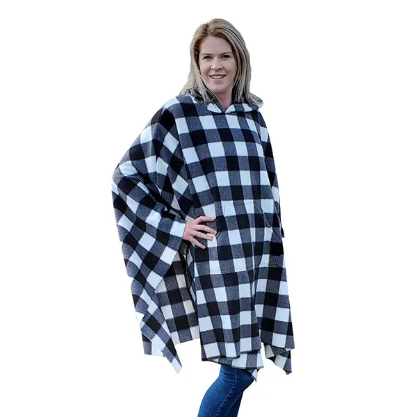 ADULT HOODWINK BUFFALO CHECK WHITE