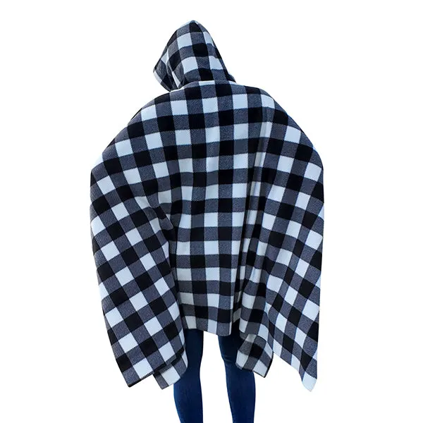ADULT HOODWINK BUFFALO CHECK WHITE