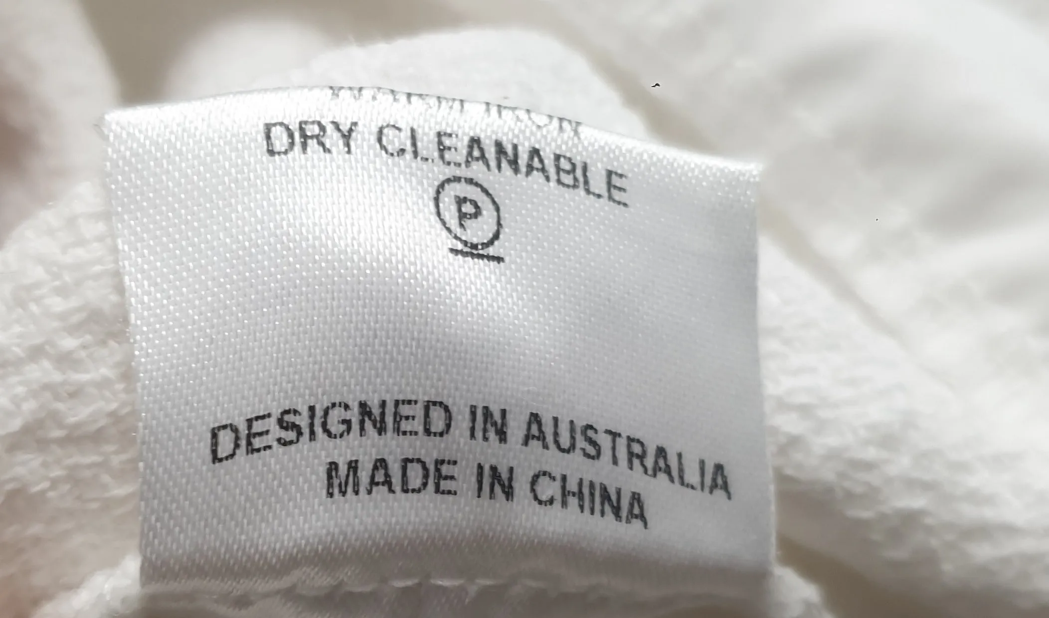 Alpha 60 white textured cotton top size M