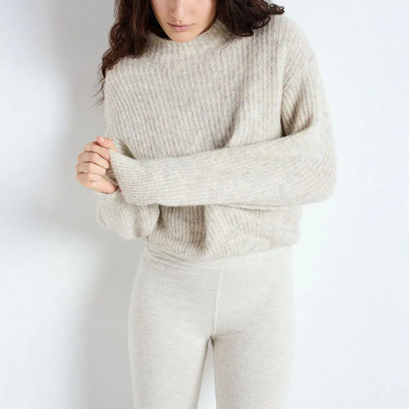 AMERICAN VINTAGE East Jumper in Poudreuse Chine