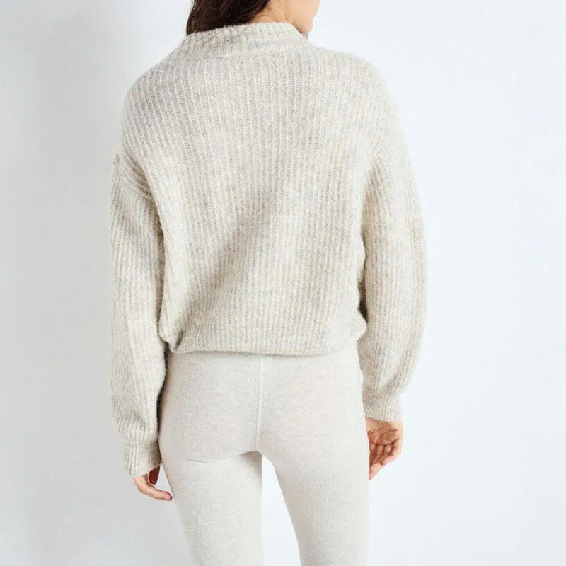 AMERICAN VINTAGE East Jumper in Poudreuse Chine