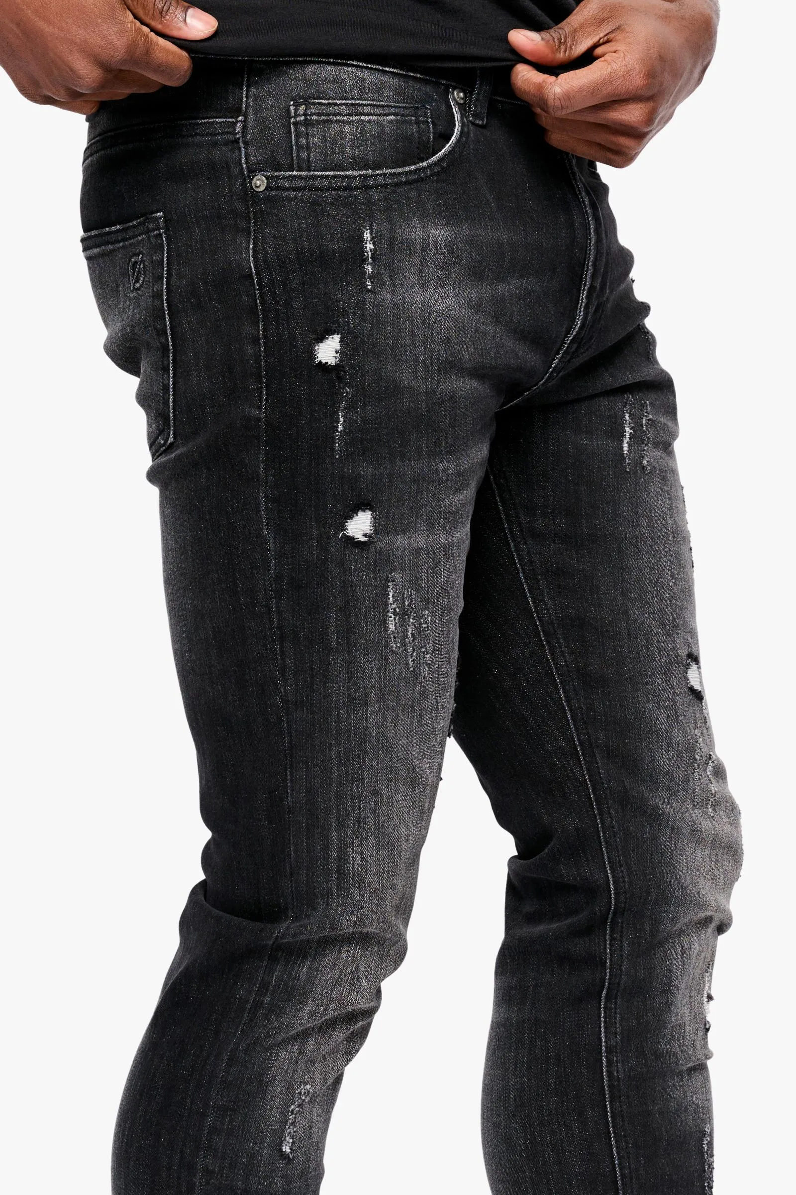 ANOM SKINNY FIT "TIMELESS" VINTAGE BLACK
