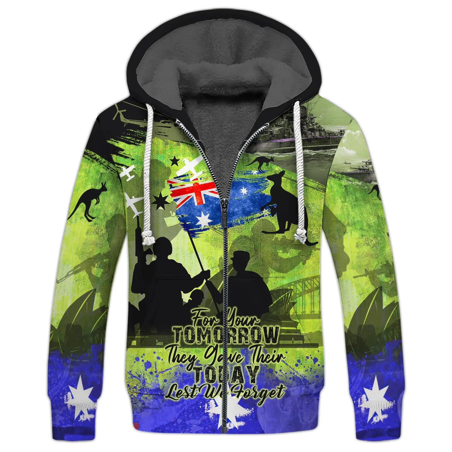 Anzac Day 25th April, Lest We Forget - 3D Full Print