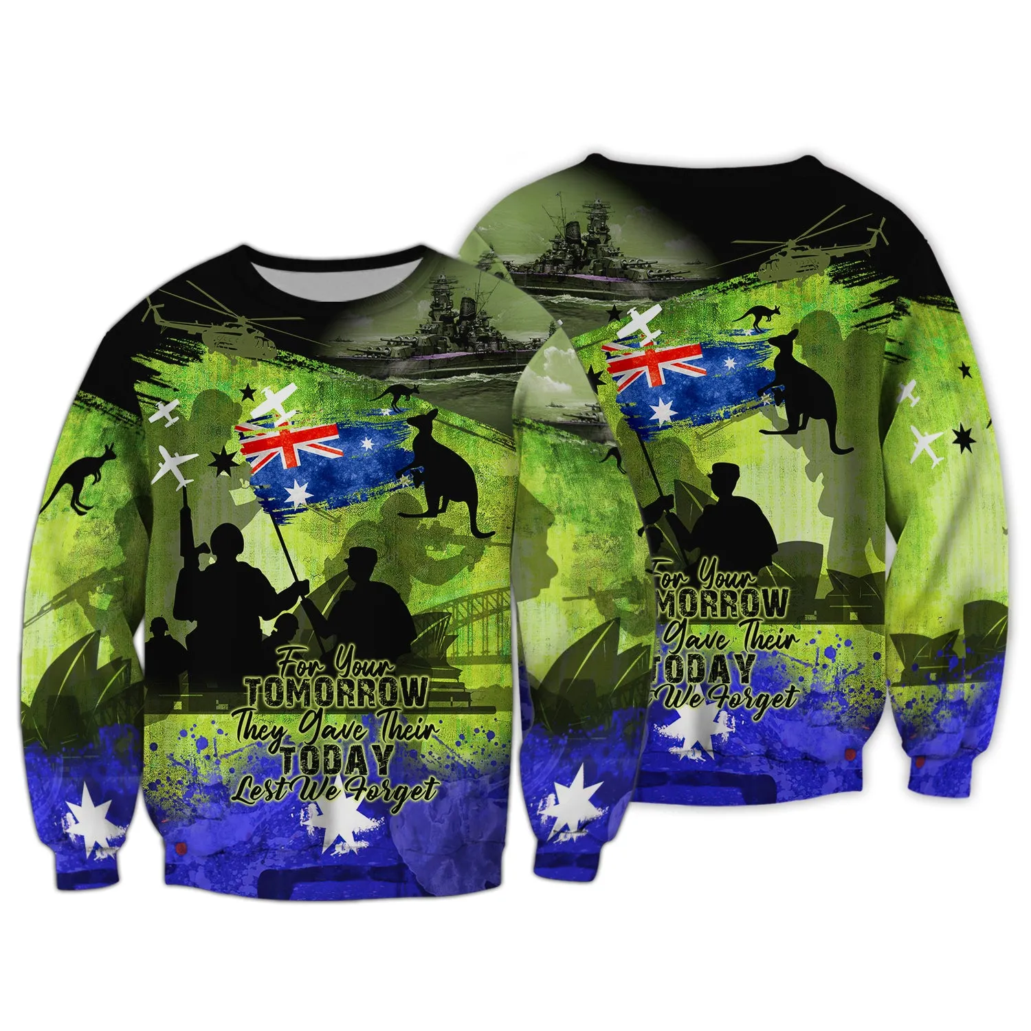 Anzac Day 25th April, Lest We Forget - 3D Full Print