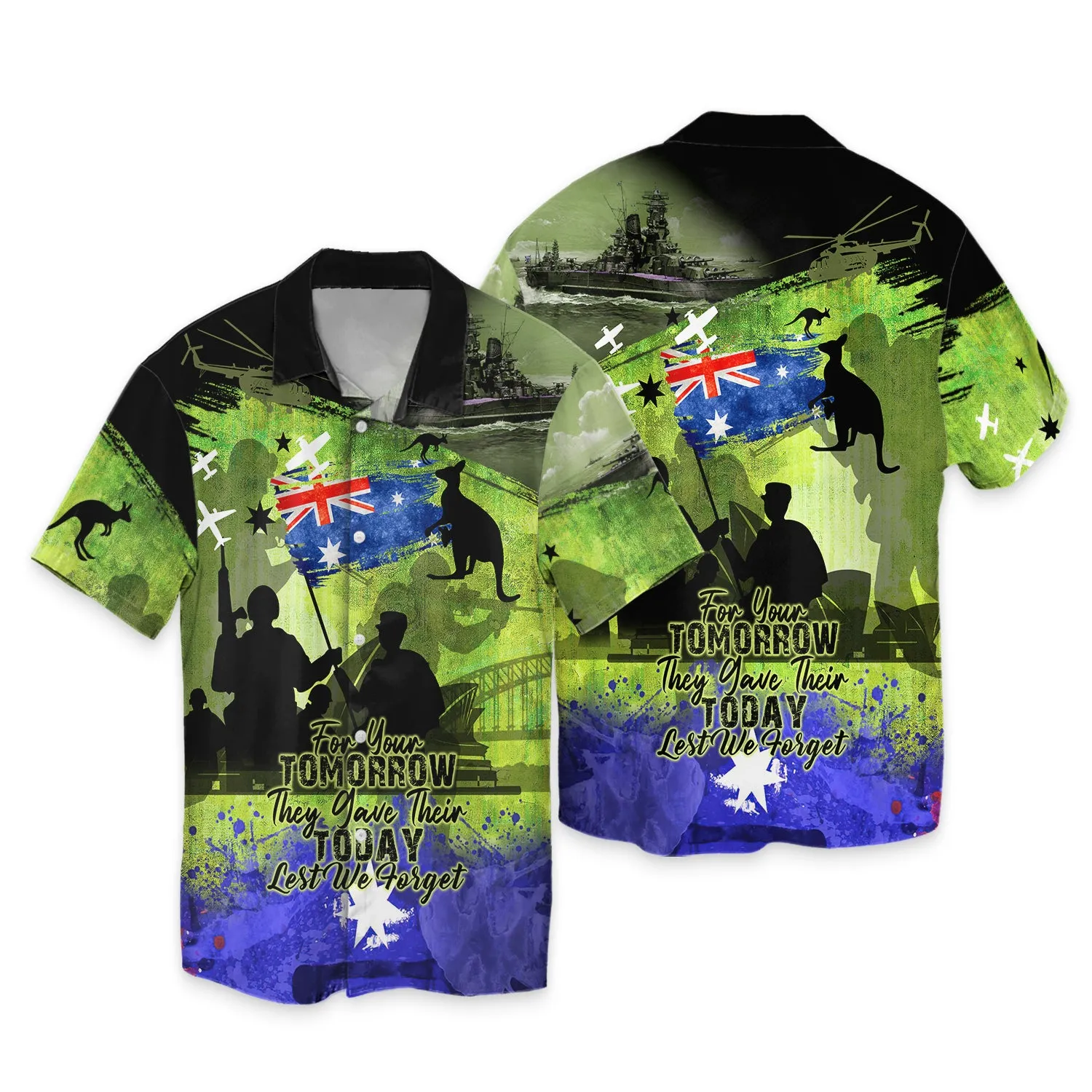 Anzac Day 25th April, Lest We Forget - 3D Full Print