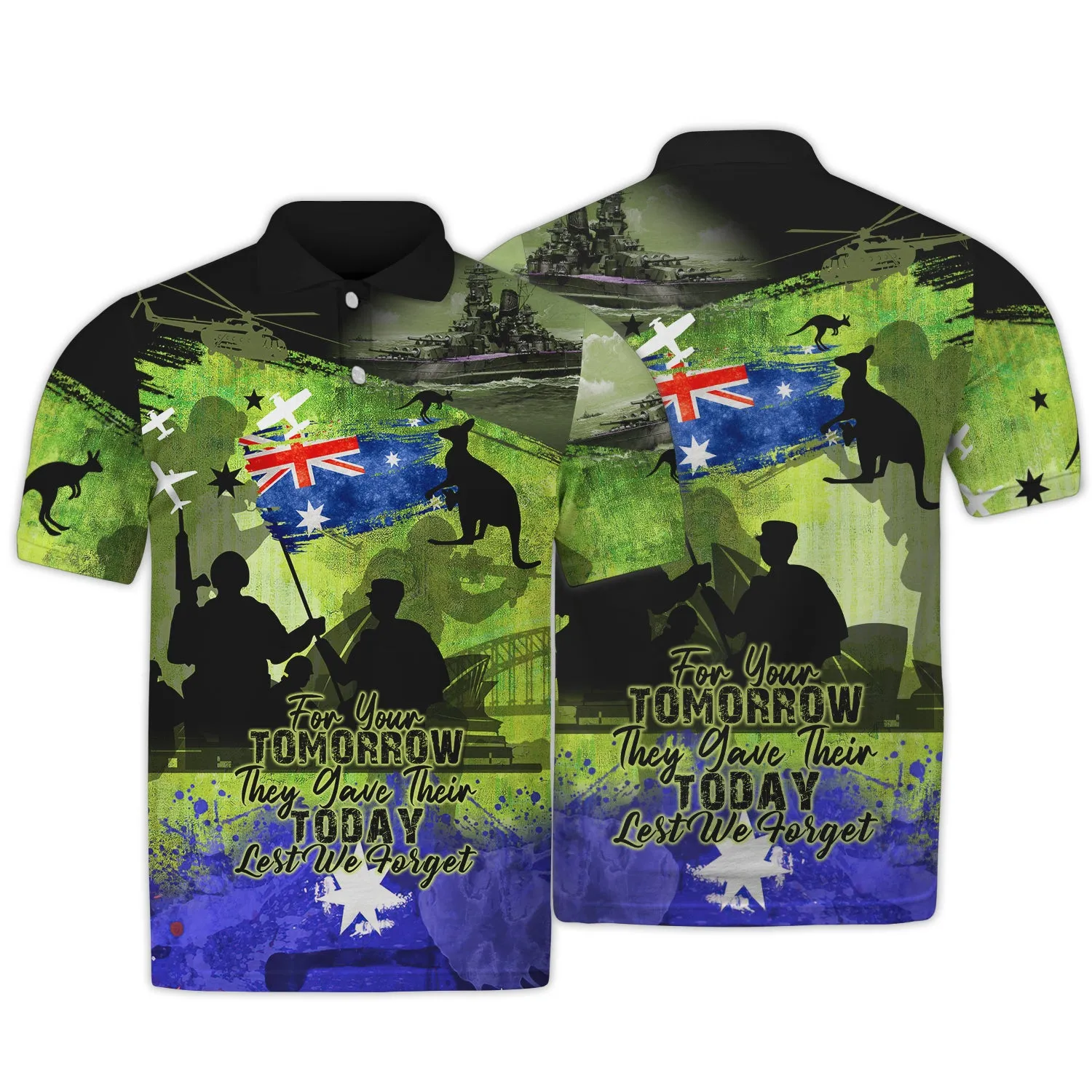 Anzac Day 25th April, Lest We Forget - 3D Full Print